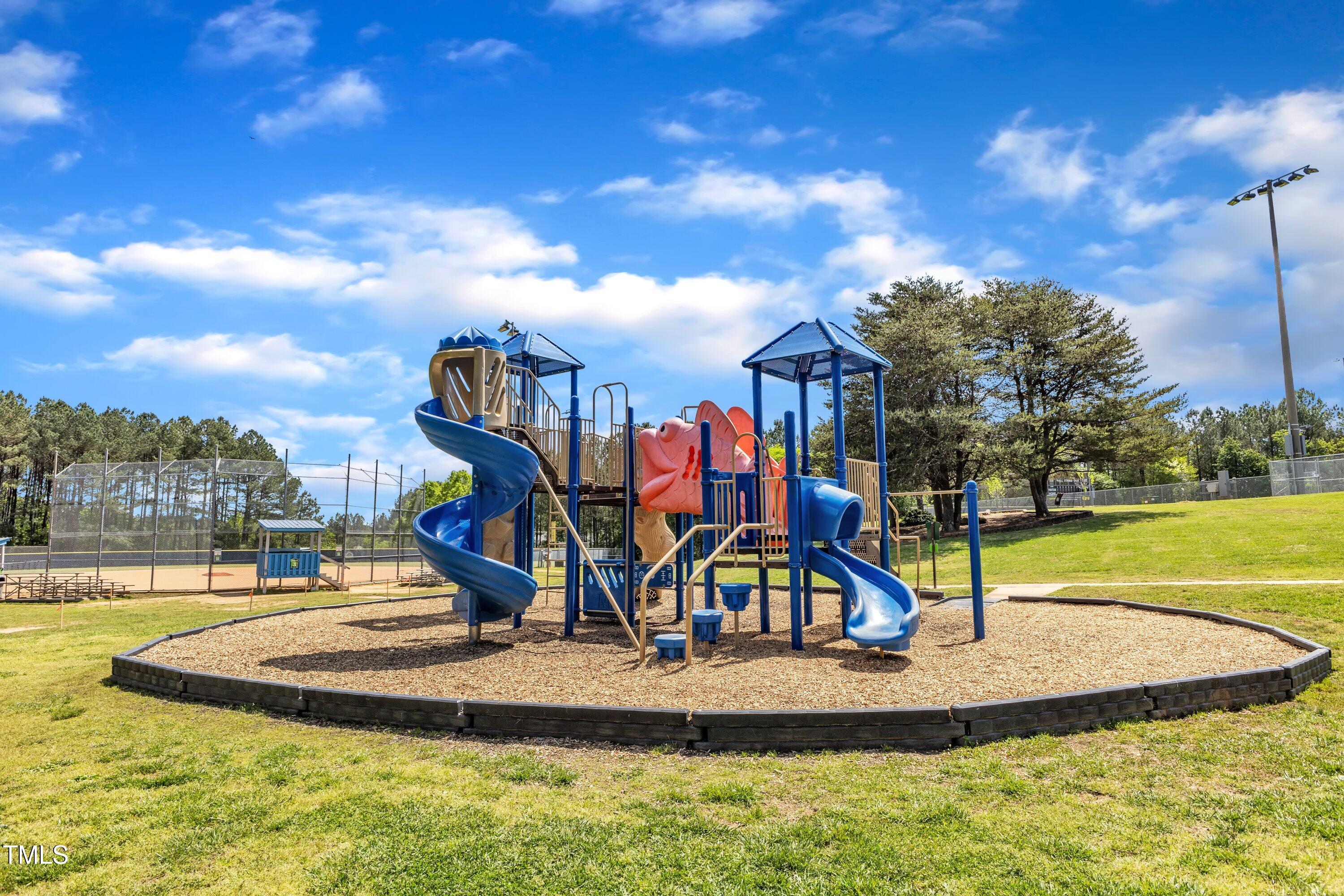 604 Young Forest Drive Wake Forest, NC 27587 - Photo 44 of 55 a view of a swimming pool with a yard