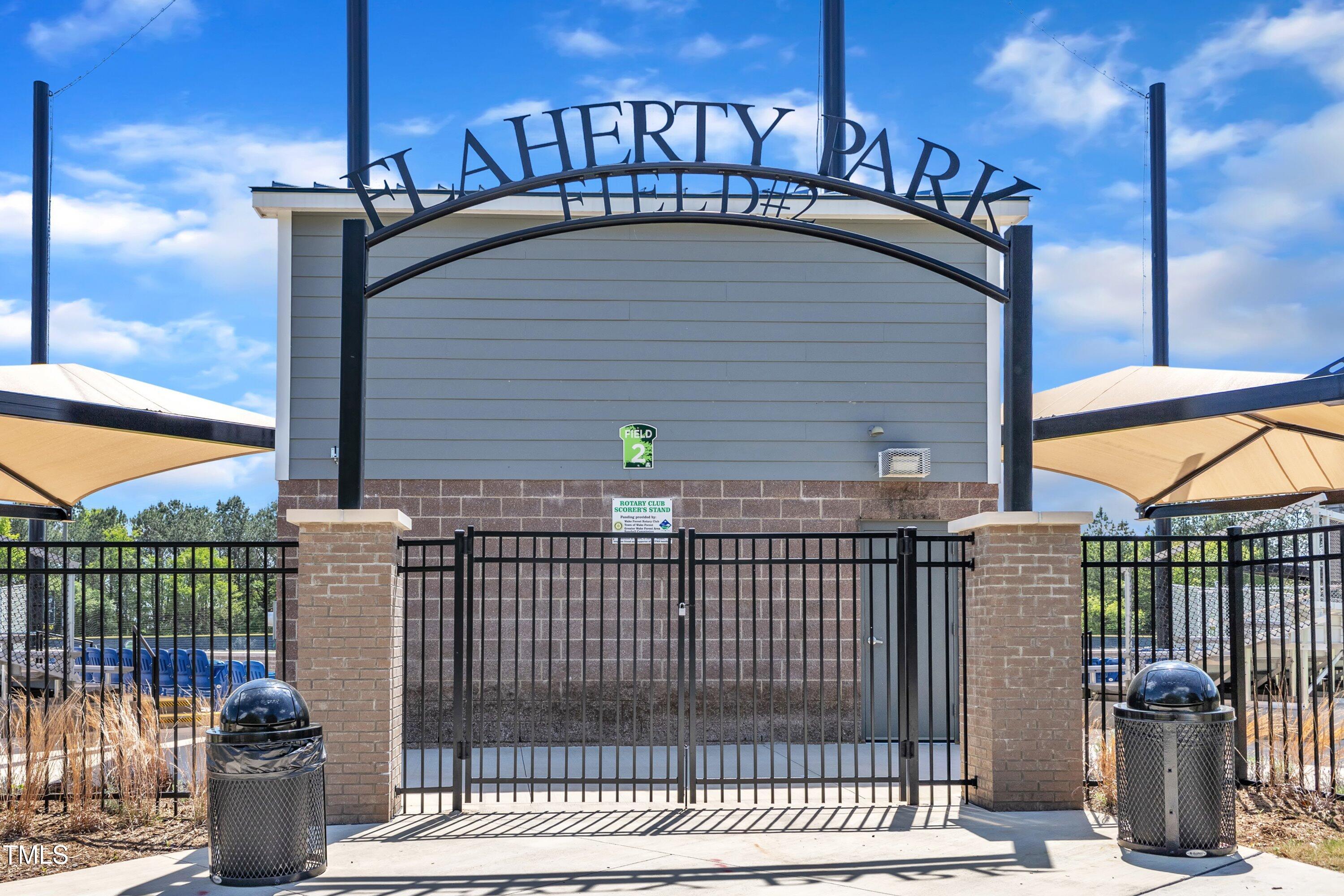 604 Young Forest Drive Wake Forest, NC 27587 - Photo 49 of 55 a view of a brick building from a balcony