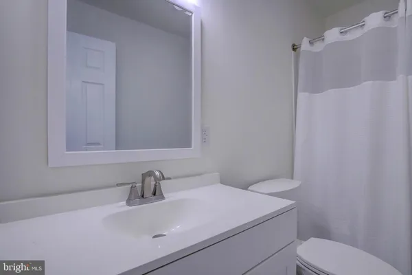 a close up of a bathtub