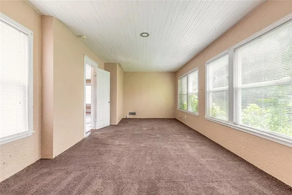a view of a livingroom with a staircase