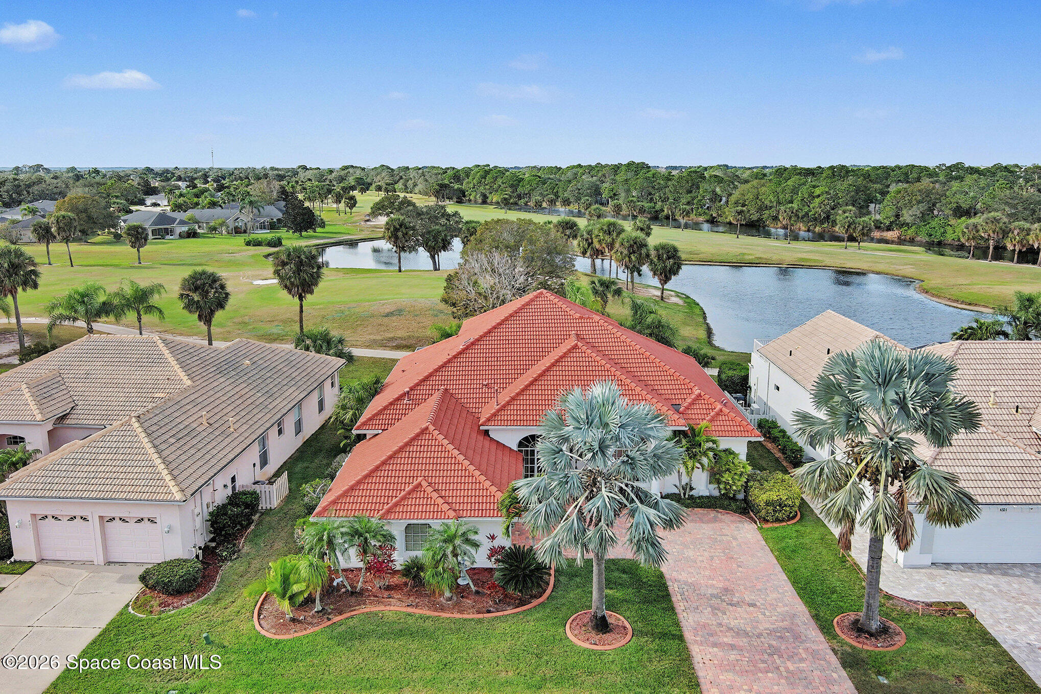 4325 Collingtree Drive Rockledge, FL 32955 - Photo 28 of 35 a view of a city from a lake