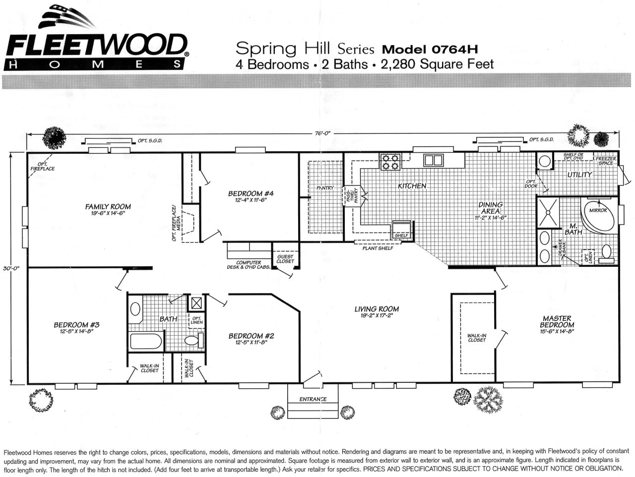 12414 Fred Harvey Road Sanderson, FL 32087 - Photo 23 of 23 FLOOR PLAN