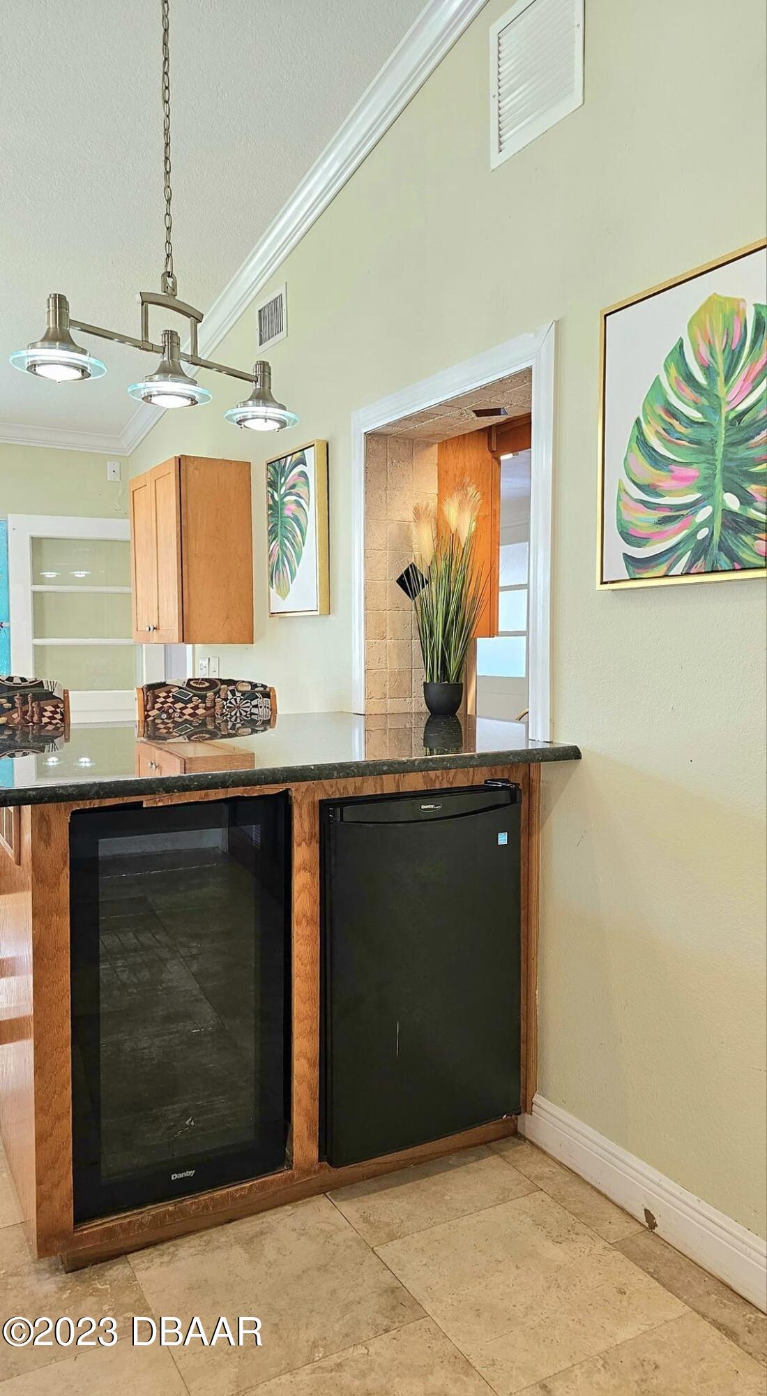 6 Sunrise Avenue Ormond Beach, FL 32176 - Photo 22 of 83 Under bar wine chiller and fridge