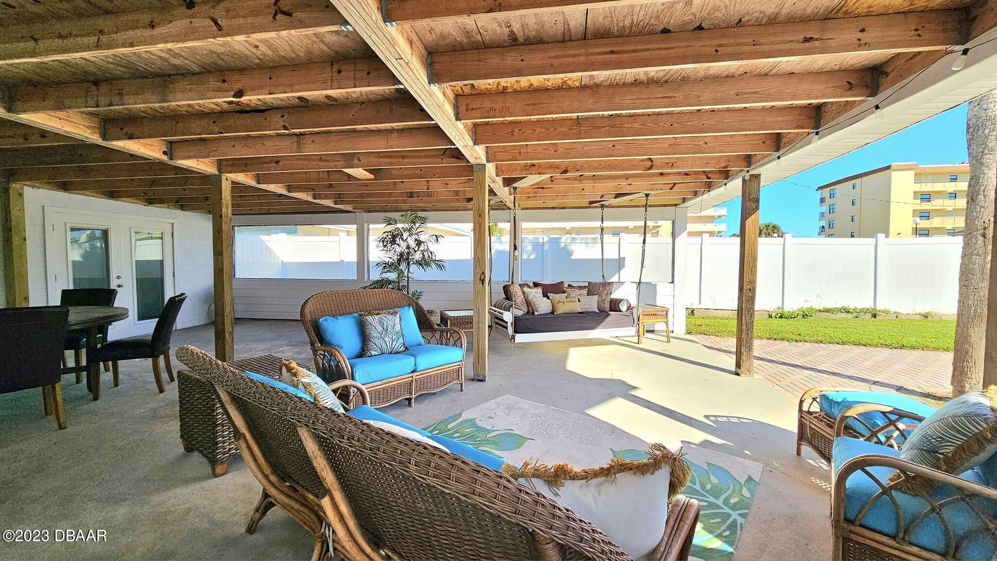 6 Sunrise Avenue Ormond Beach, FL 32176 - Photo 68 of 83 Covered outdoor living area