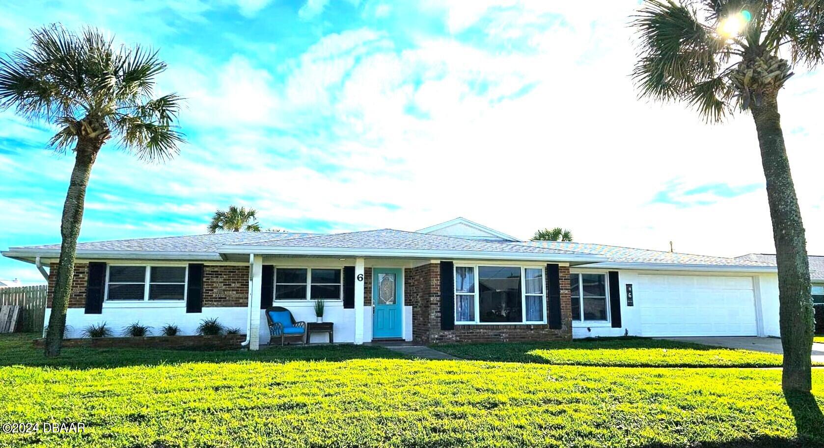 6 Sunrise Avenue Ormond Beach, FL 32176 - Photo 9 of 83 a view of a house with a swimming pool and a yard