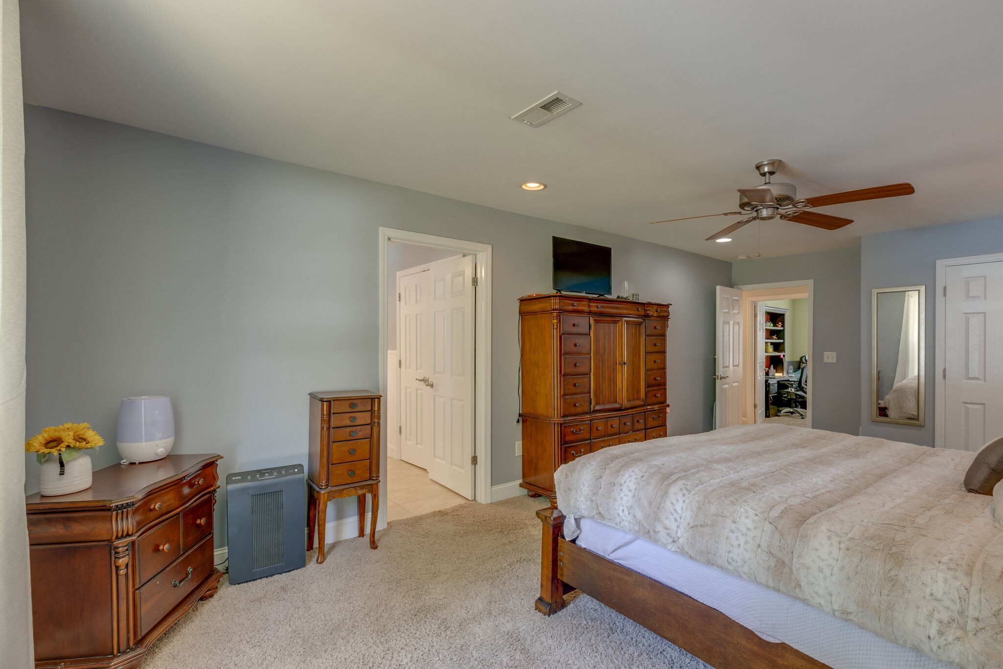 3003 Greens Mill Road Spring Hill, TN 37174 - Photo 14 of 48 a bedroom with a bed and a desk
