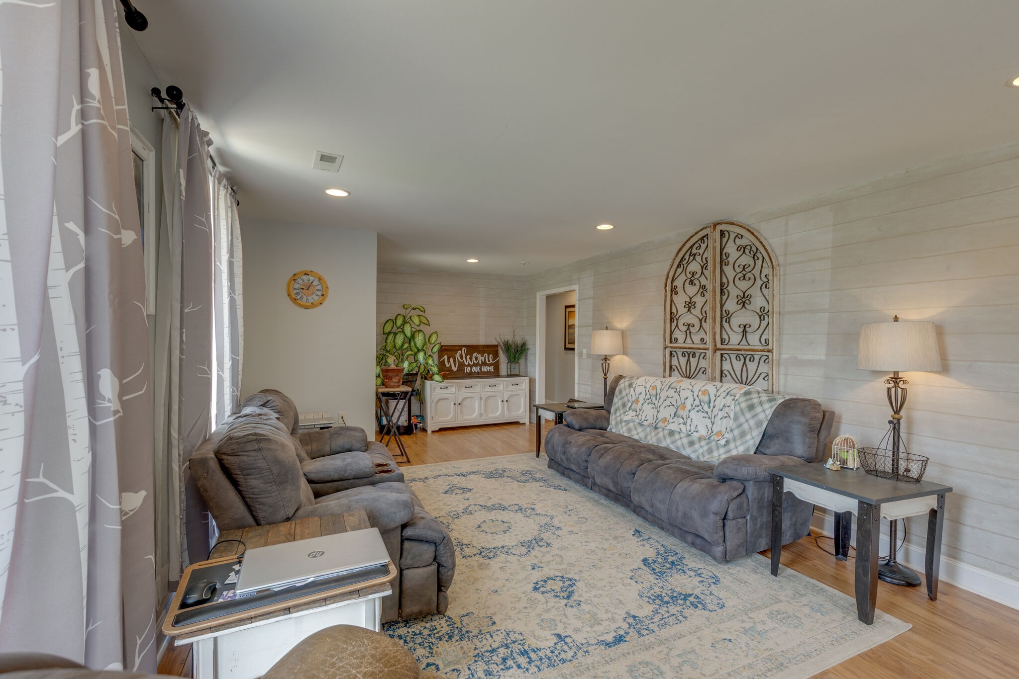 3003 Greens Mill Road Spring Hill, TN 37174 - Photo 3 of 48 a living room with furniture and wooden floor