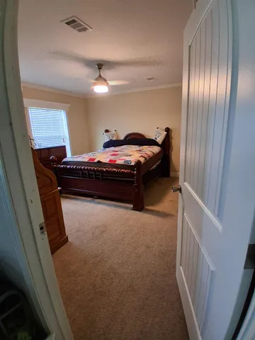 a backyard of a house