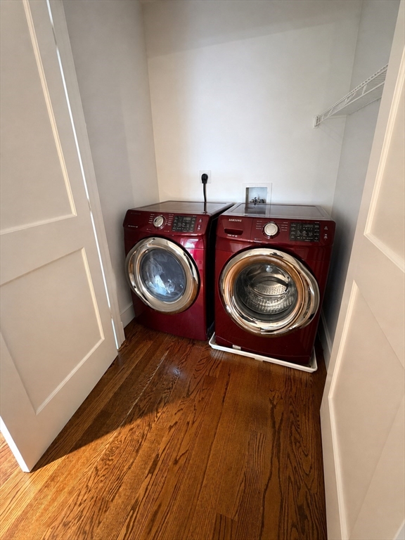 17 Cardinal Street, Unit 17 Winchester, MA 01890 - Photo 28 of 42 a utility room with dryer and washer