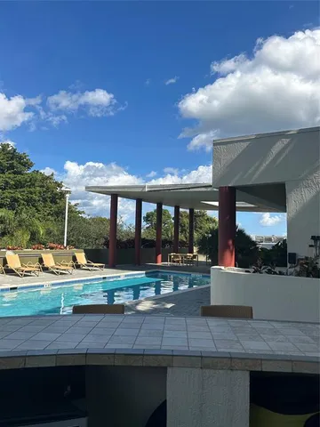 a front view of a building with street