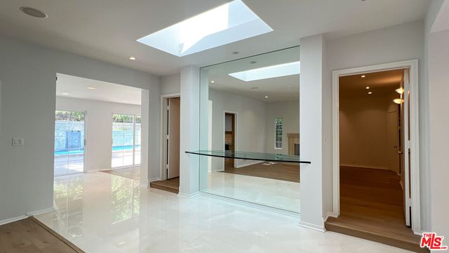 a view of livingroom with kitchen