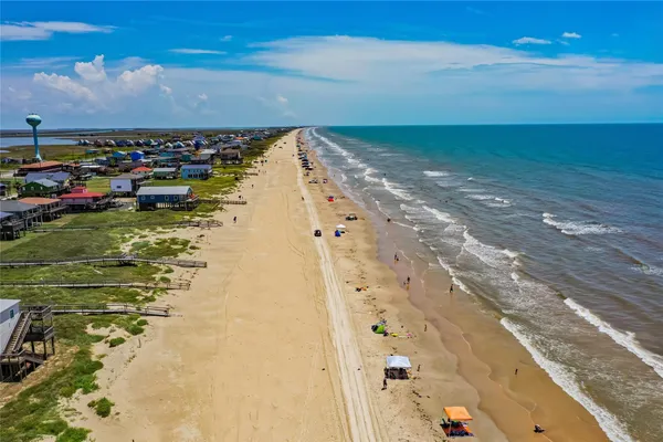 a view of beach and ocean