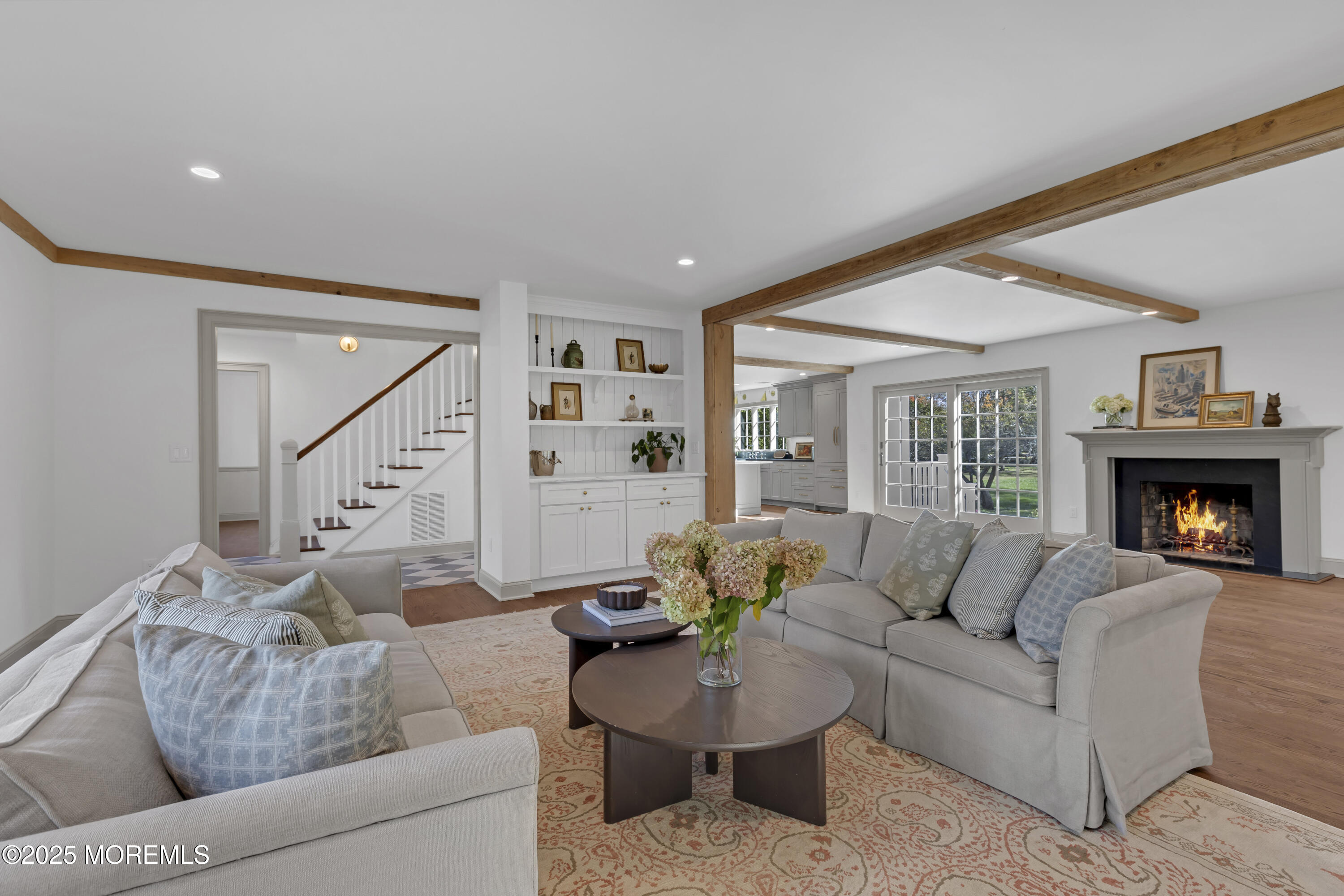 420 Rumson Road Little Silver, NJ 07739 - Photo 19 of 51 a living room with furniture and a fireplace