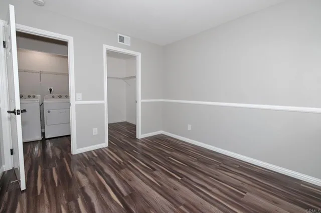 wooden floor in an empty room