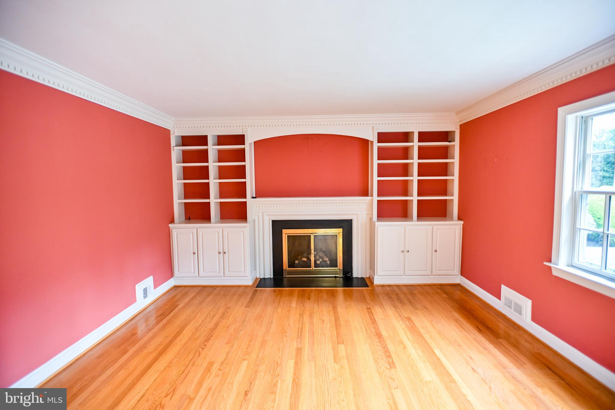 8031 Glendale Road Chevy Chase, MD 20815 - Photo 29 of 72 Spacious Living Room w/ Gas Fireplace