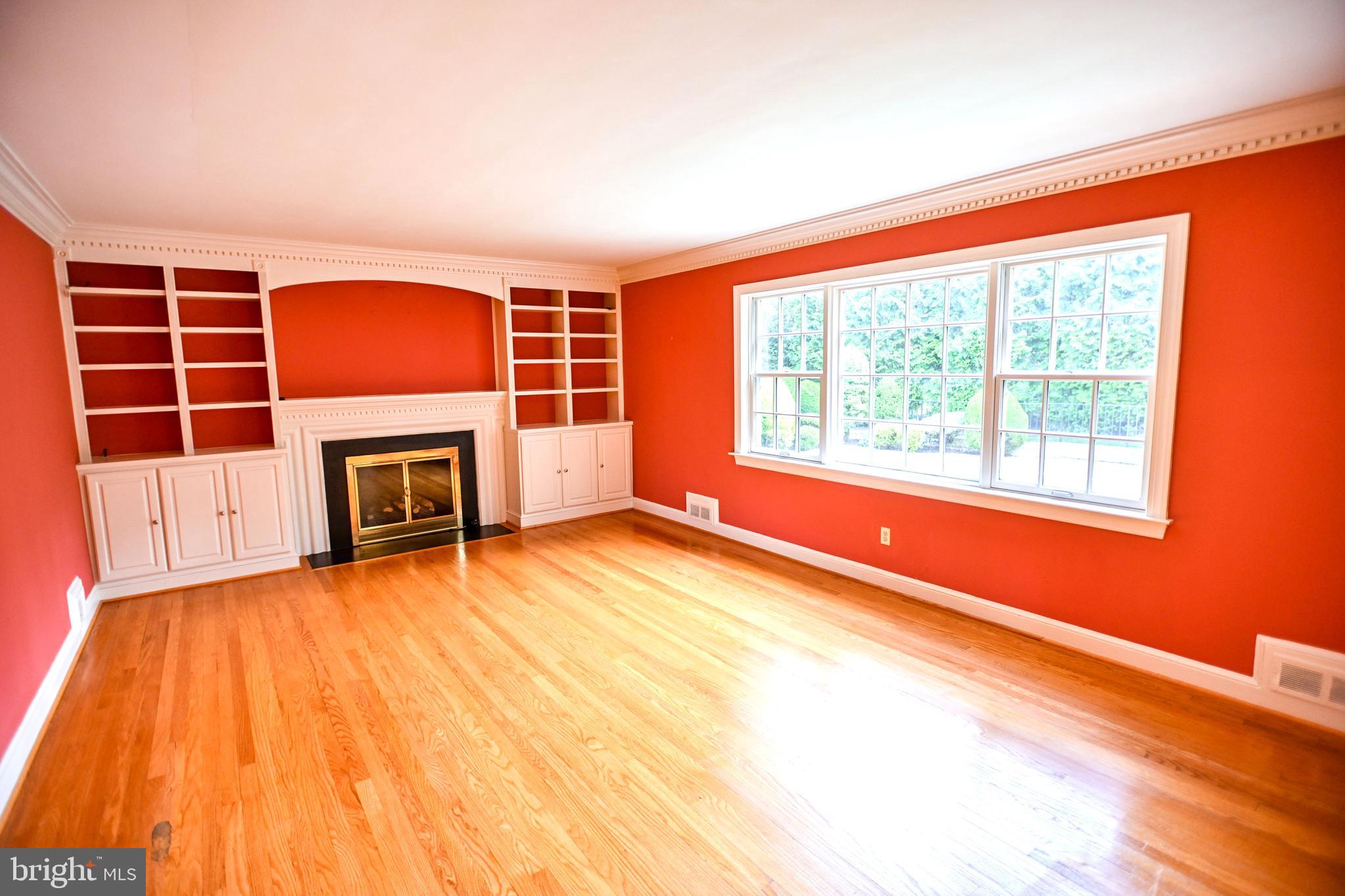 8031 Glendale Road Chevy Chase, MD 20815 - Photo 31 of 72 Spacious Living Room w/ Gas Fireplace