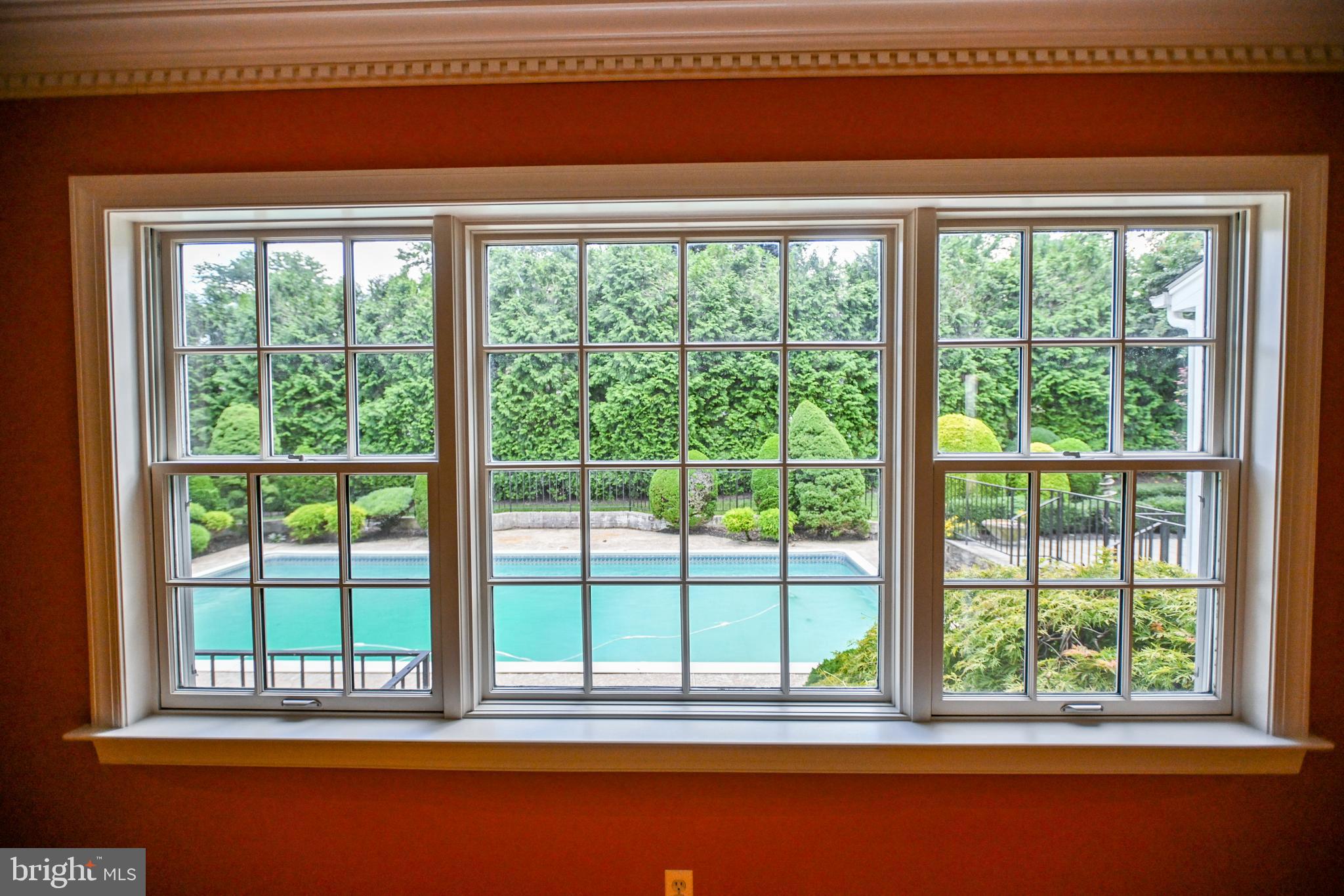 8031 Glendale Road Chevy Chase, MD 20815 - Photo 32 of 72 View of the pool from living room