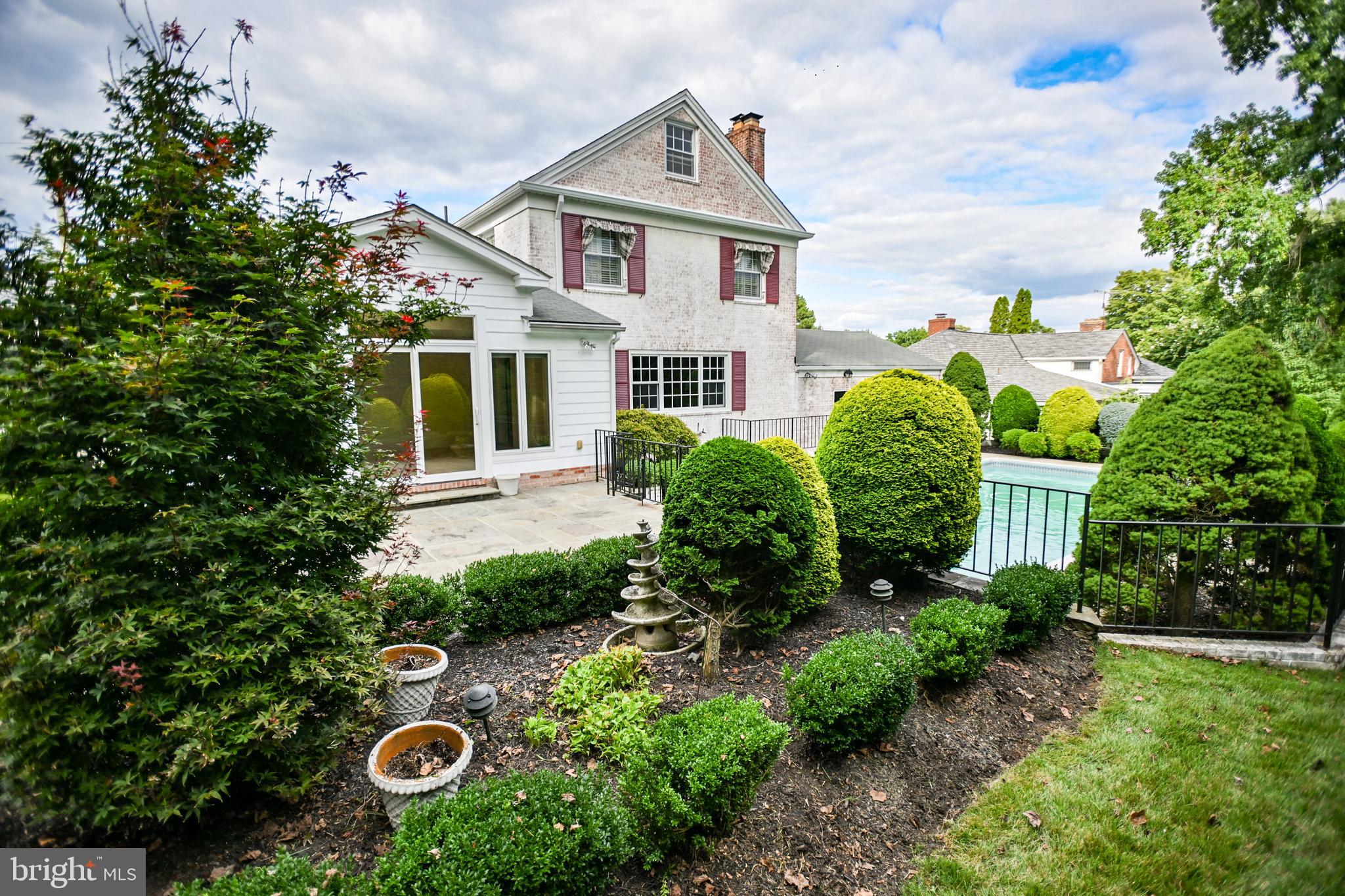 8031 Glendale Road Chevy Chase, MD 20815 - Photo 63 of 72 Extensively Landscaped Rear Yard