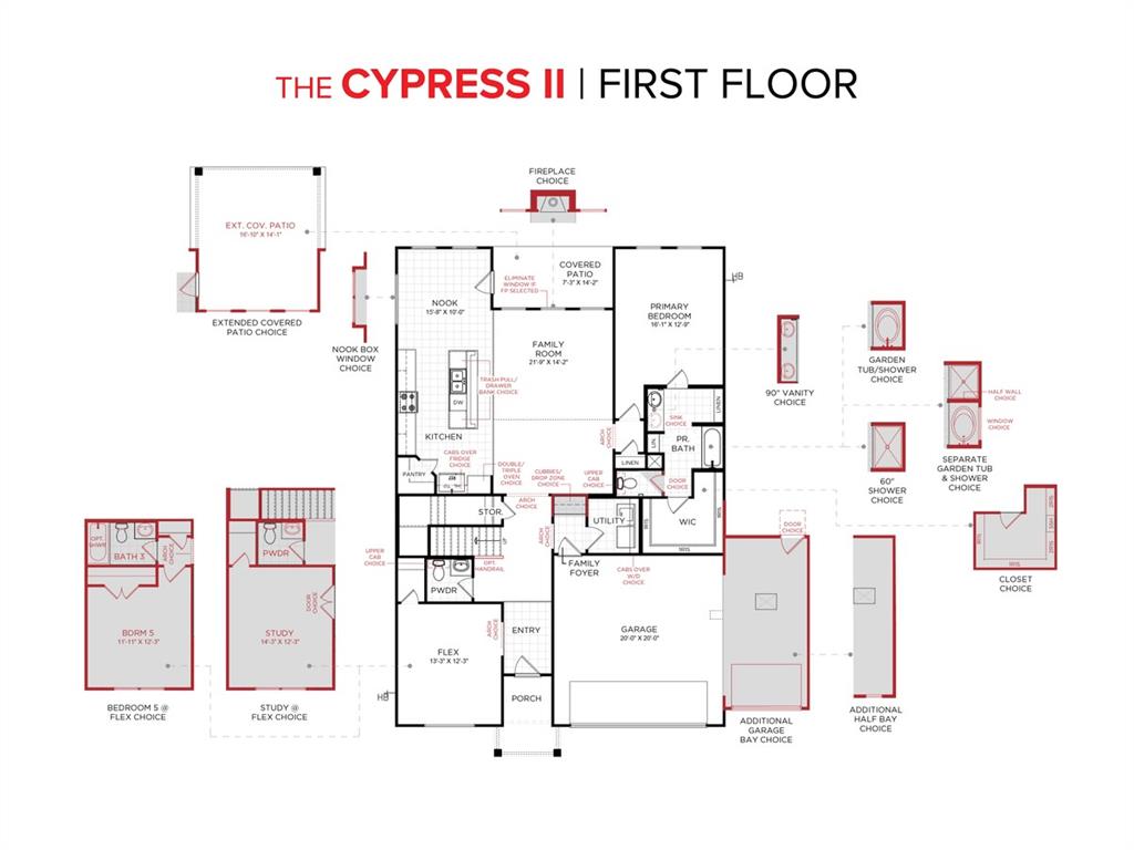 8809 Preakness Street Pilot Point, TX 76258 - Photo 2 of 23 Cypress II Floorplan FF