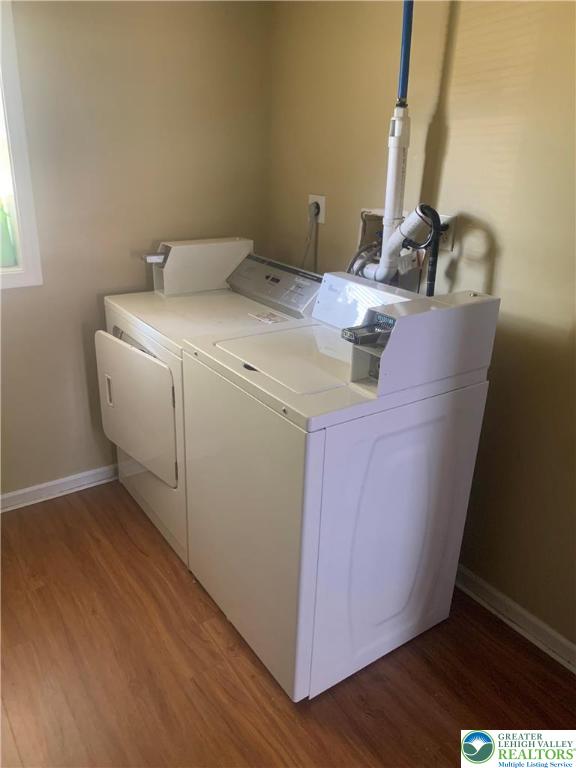 7404 Allemaengel Road, Unit 2 New Tripoli, PA 18066 - Photo 13 of 13 a utility room with dryer and washer