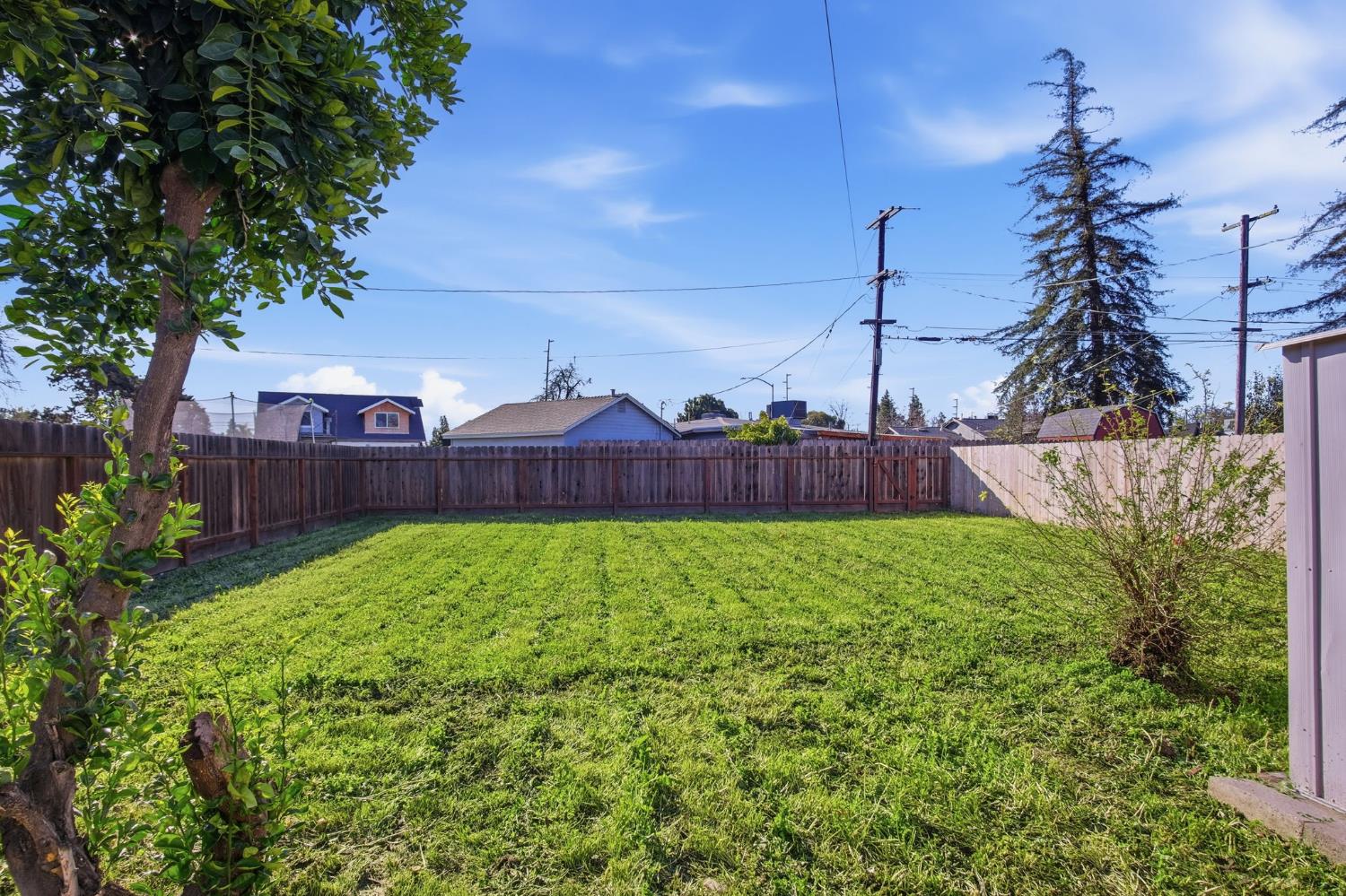 816 Dawn Drive Modesto, CA 95350 - Photo 18 of 22 a view of a house with a yard and potted plants