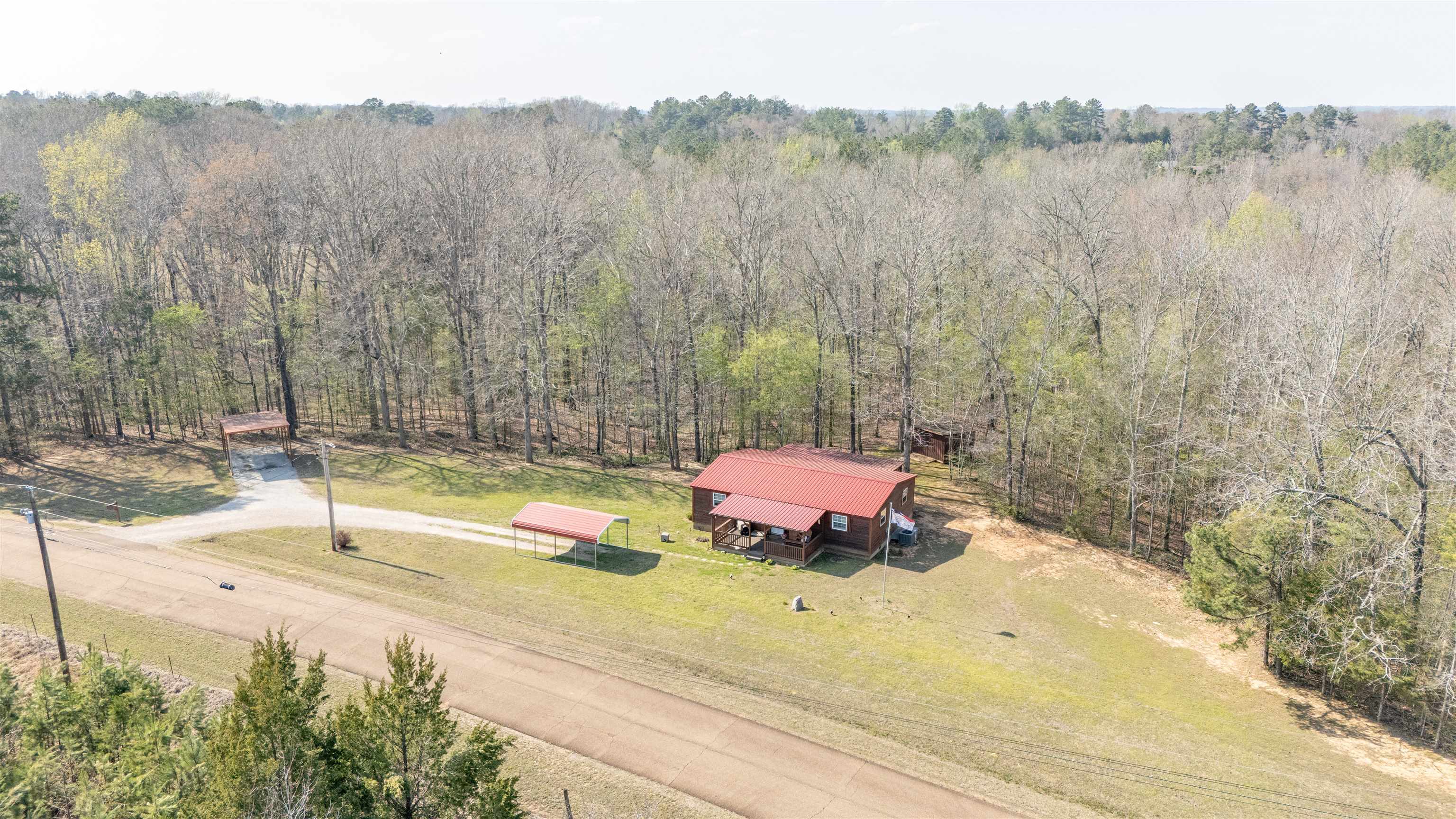 535 Big Springs Road Medon, TN 38356 - Photo 14 of 15 Aerial view of a forest