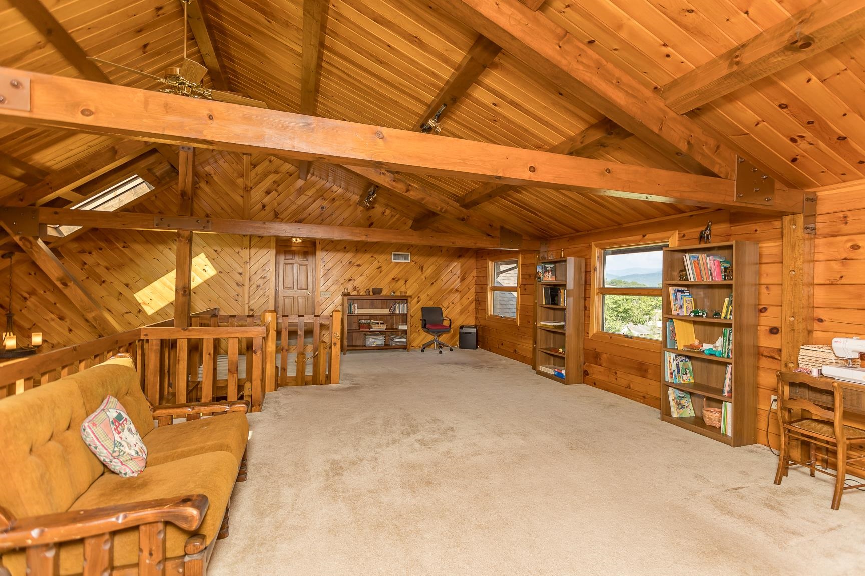 1003 Natural Chimney Road Mount Solon, VA 22843 - Photo 41 of 73 a view of a room with wooden ceiling