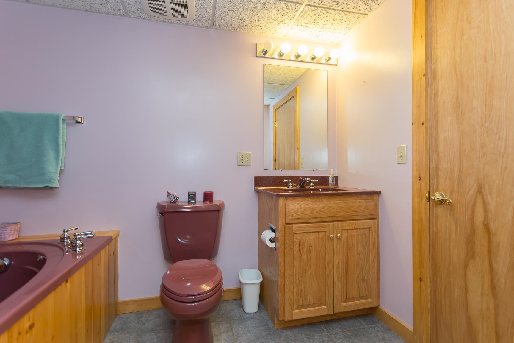 1003 Natural Chimney Road Mount Solon, VA 22843 - Photo 47 of 73 a bathroom with a granite countertop toilet and a sink