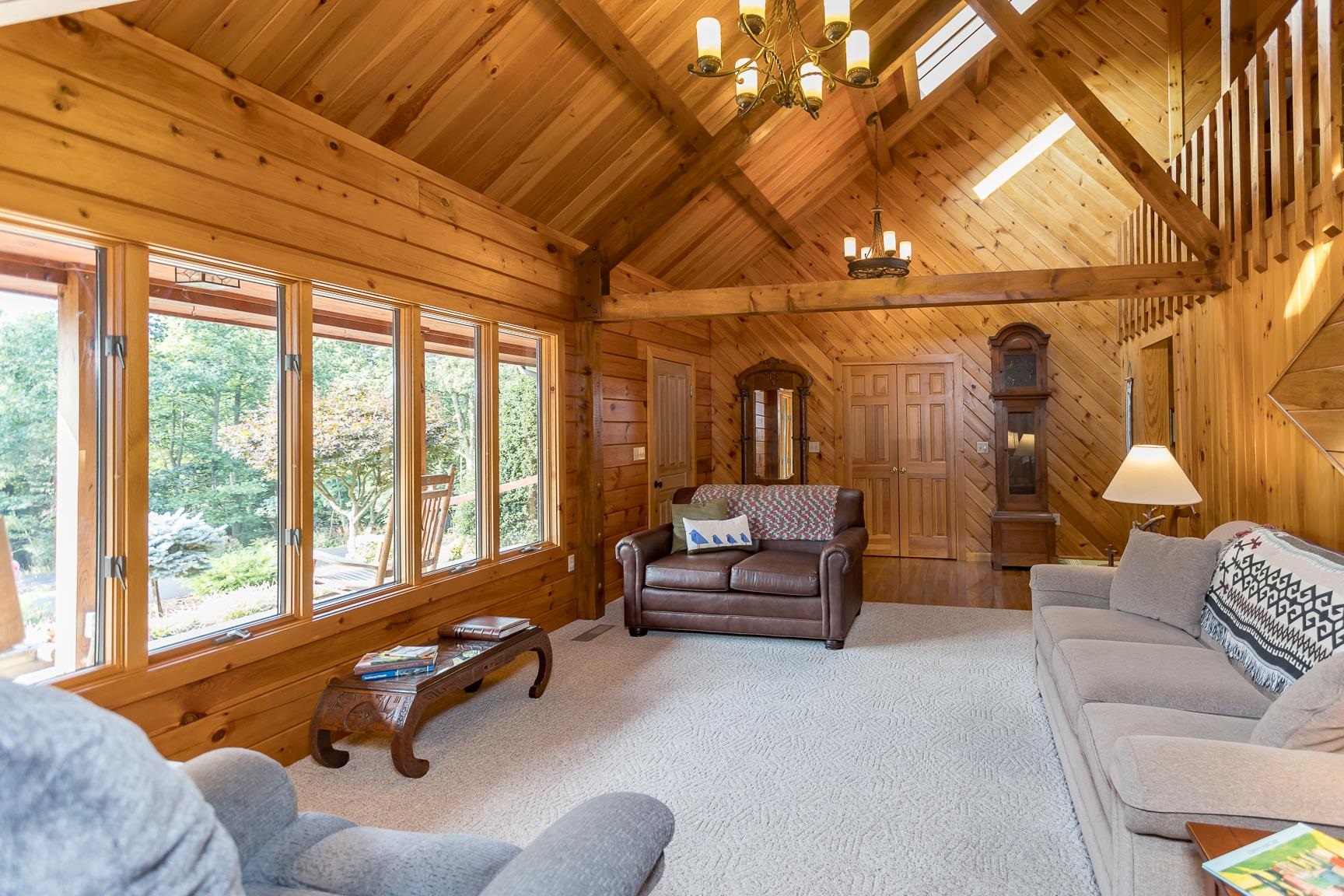 1003 Natural Chimney Road Mount Solon, VA 22843 - Photo 10 of 73 a living room with furniture and a large window