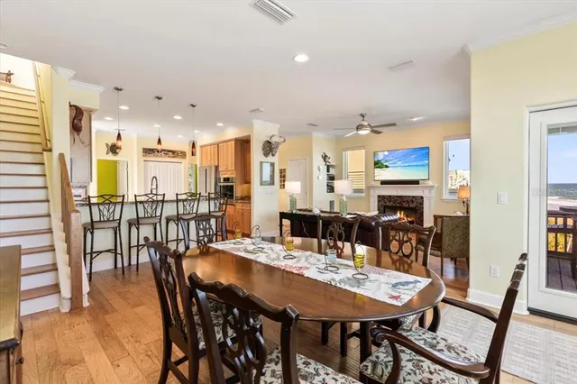 a bathroom with a granite countertop sink mirror vanity and toilet