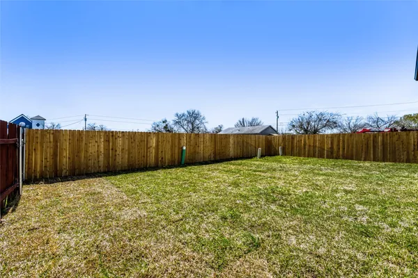 a backyard of a house