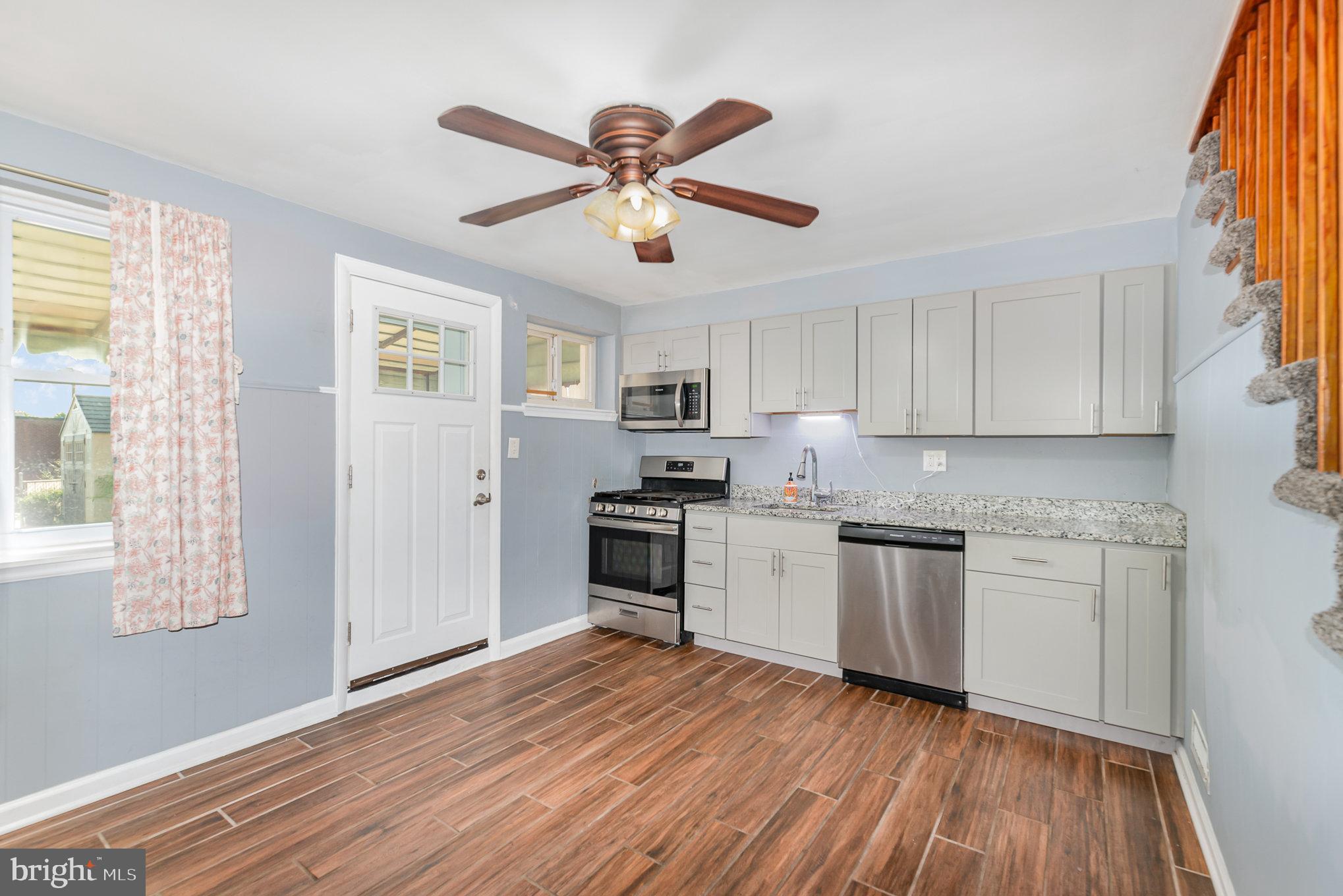 1905 Searles Road Dundalk, MD 21222 - Photo 9 of 26 Lower Level Updated Kitchen w/Access to Rear Yard
