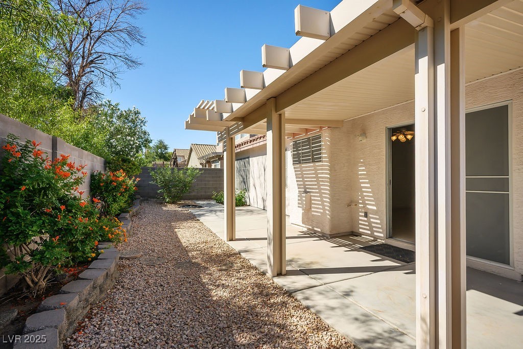 1812 Jack Rabbit Way Las Vegas, NV 89128 - Photo 21 of 44 Fenced backyard featuring a patio area