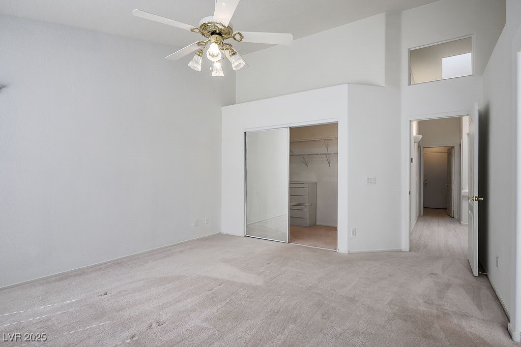1812 Jack Rabbit Way Las Vegas, NV 89128 - Photo 28 of 44 Master's bedroom with a spacious closet, and ceiling fan