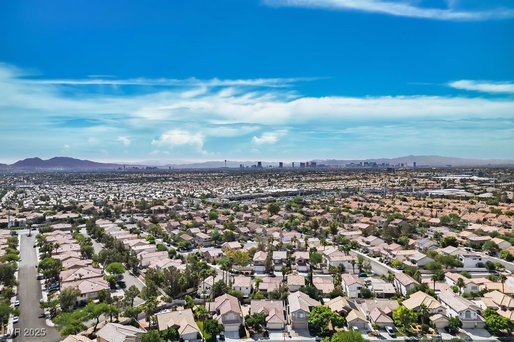 1812 Jack Rabbit Way Las Vegas, NV 89128 - Photo 43 of 44 Aerial view of a mountain backdrop
