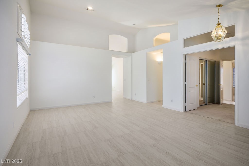 1812 Jack Rabbit Way Las Vegas, NV 89128 - Photo 9 of 44 Living/Dining with beautiful freshly installed flooring