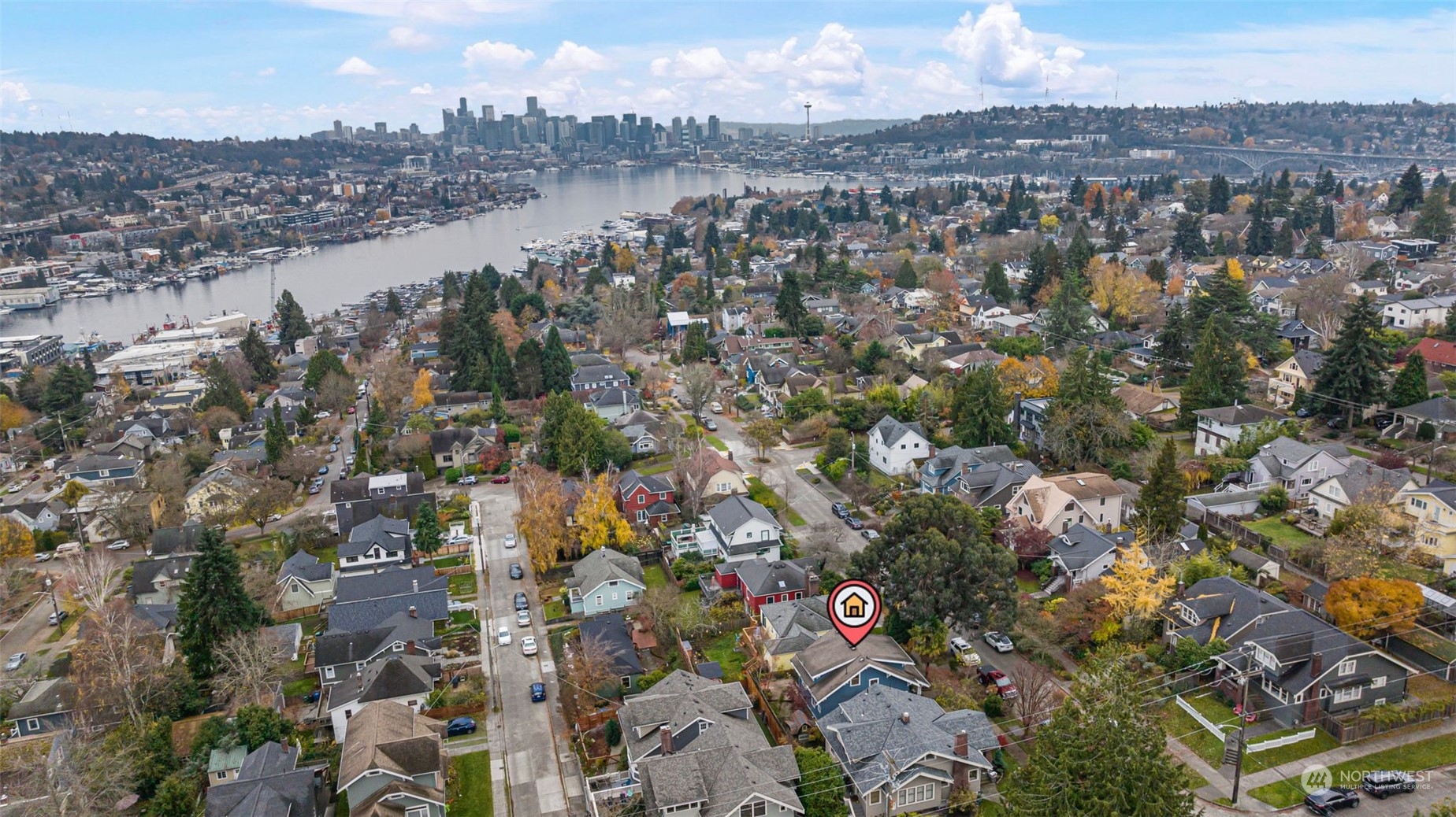 4228 Eastern Avenue North Seattle, WA 98103 - Photo 26 of 27 an aerial view of a city