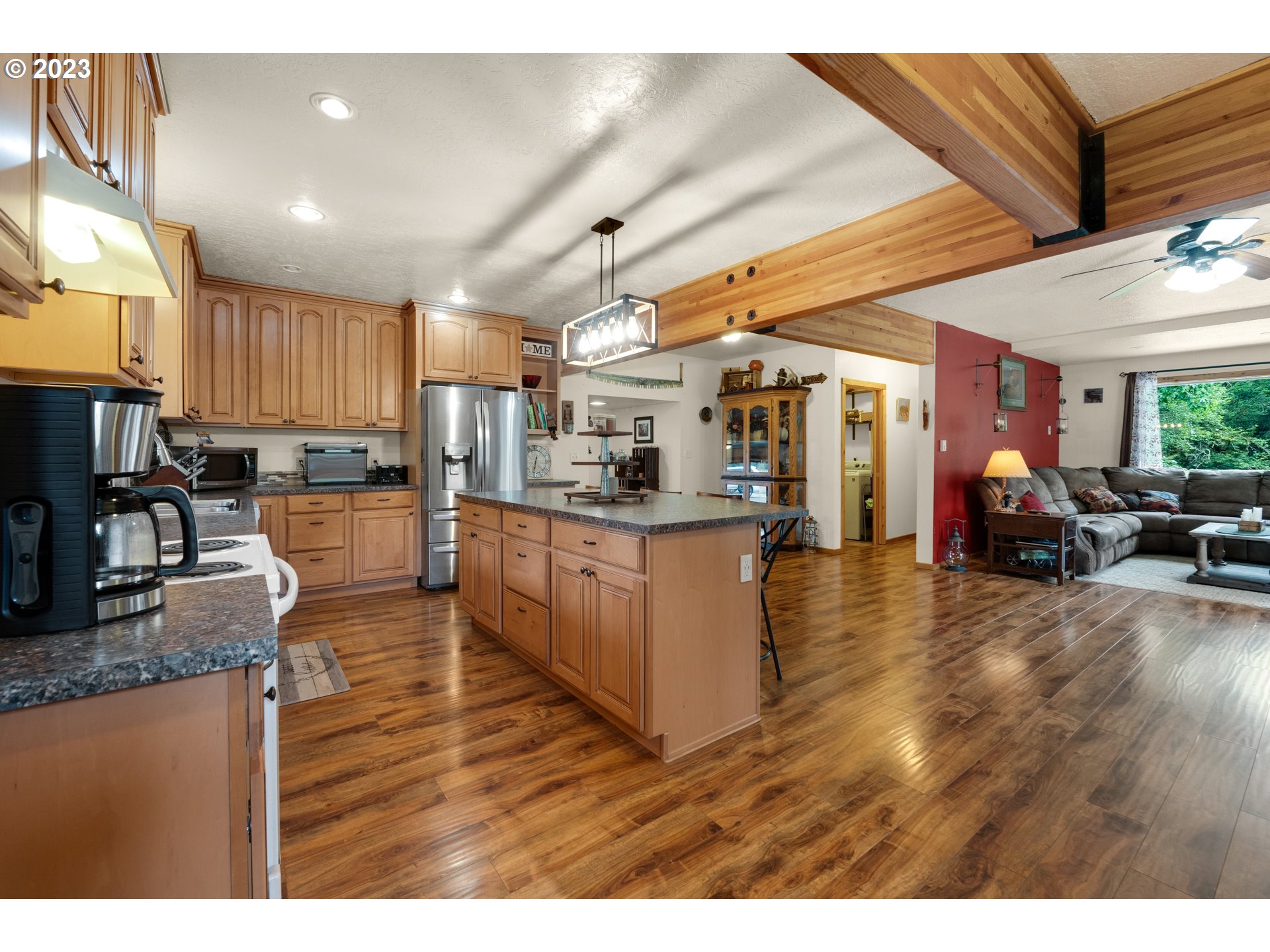 92357 Maki Road Astoria, OR 97103 - Photo 14 of 41 a kitchen with stainless steel appliances granite countertop lots of counter top space