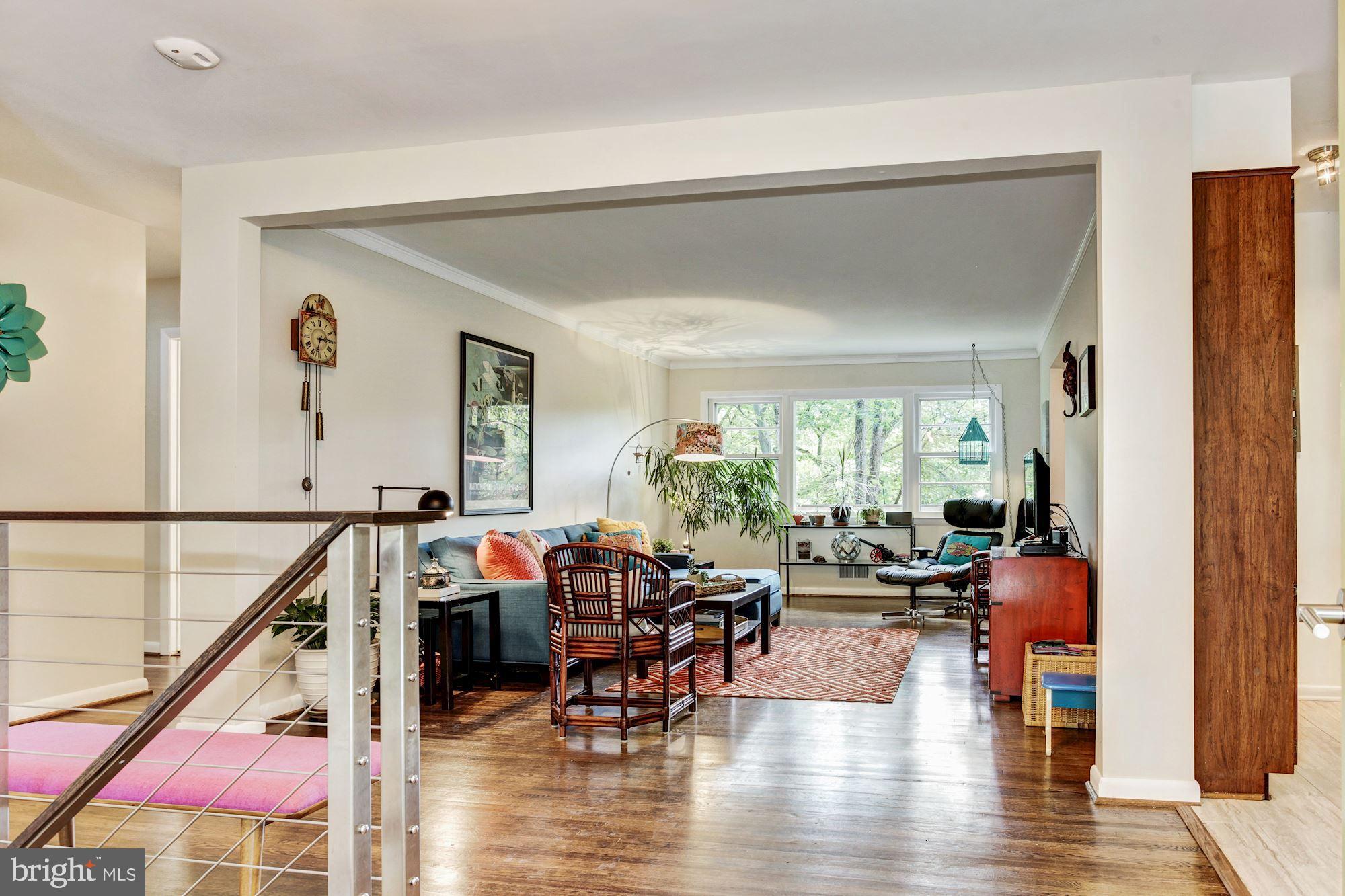 Beautifully refinished hardwood floors