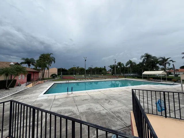 a view of a terrace with sitting area