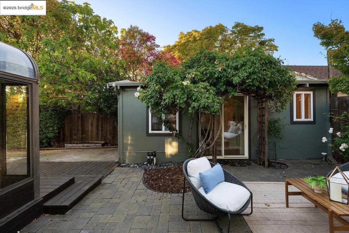 3056 California Street Oakland, CA 94602 - Photo 35 of 44 View of patio / terrace featuring a wooden deck