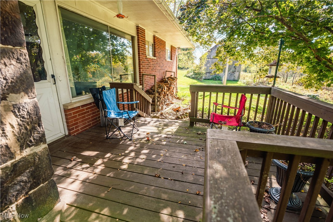 3261 Moffett Road Lucas, OH 44843 - Photo 26 of 40 View of wooden terrace