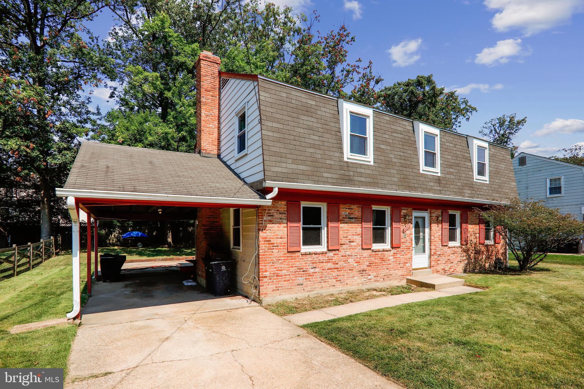 16108 Kent Road Laurel, MD 20707 - Photo 2 of 54 ONE CAR CARPORT & CONCRETE DRIVEWAY PARKING