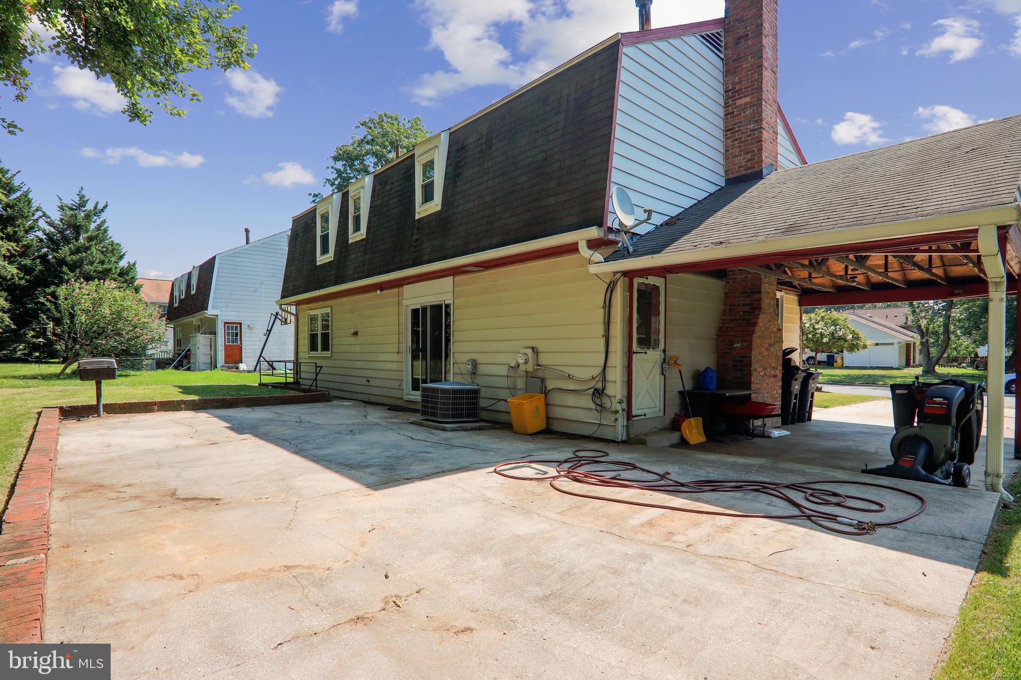 16108 Kent Road Laurel, MD 20707 - Photo 50 of 54 LARGE PATIO & CARPORT W/ ENTRANCE TO MUD ROOM