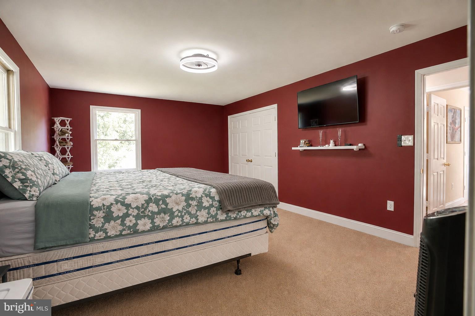 10461 Old Stillhouse Road Boston, VA 22713 - Photo 14 of 63 Cozy retreat with rich red walls.
