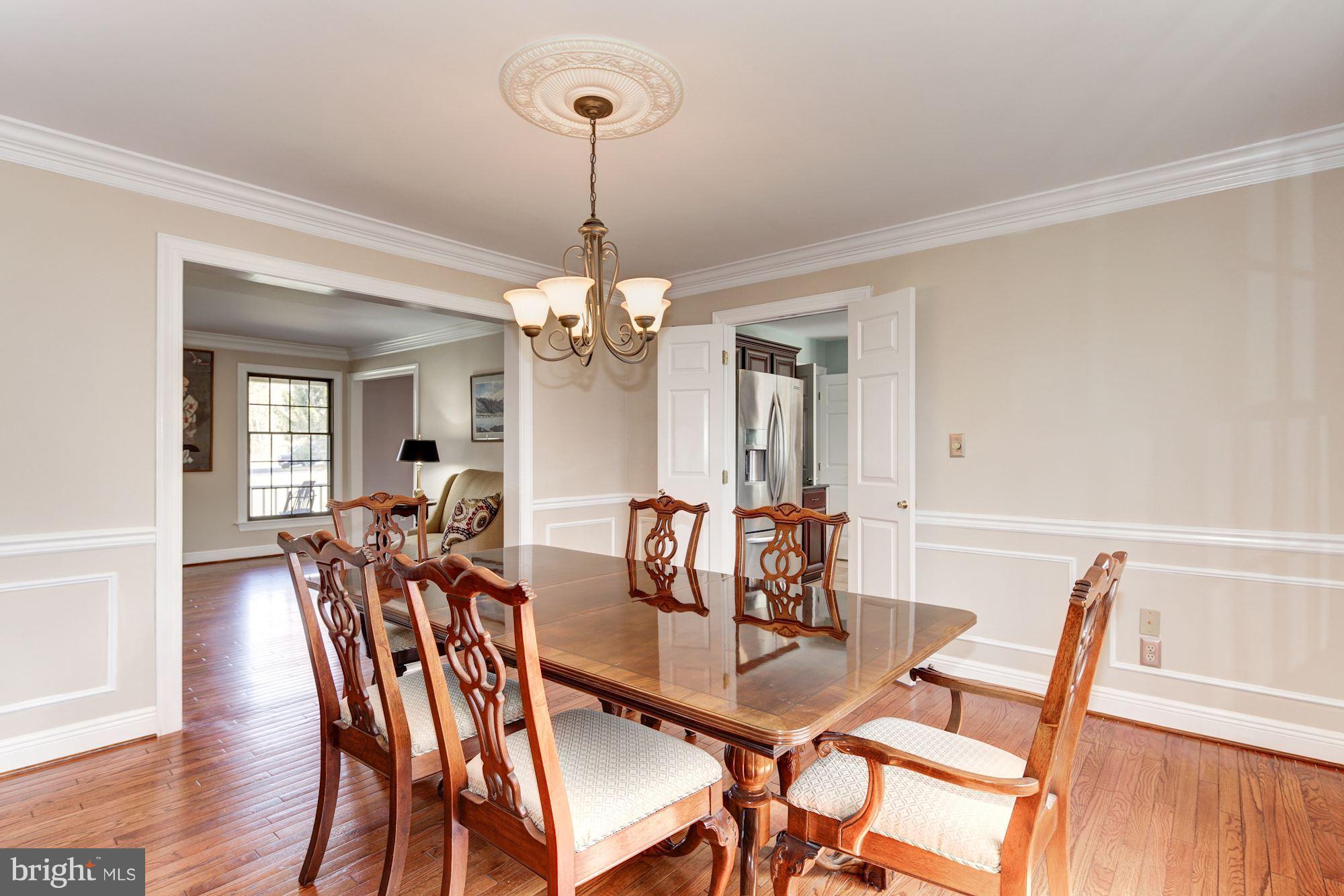 3315 Whitesworth Road Phoenix, MD 21131 - Photo 10 of 30 Dining Room w/Chair, Crown, Picture Moldings