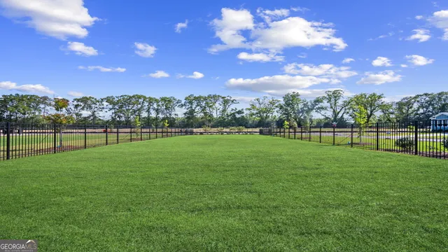 a view of a green field