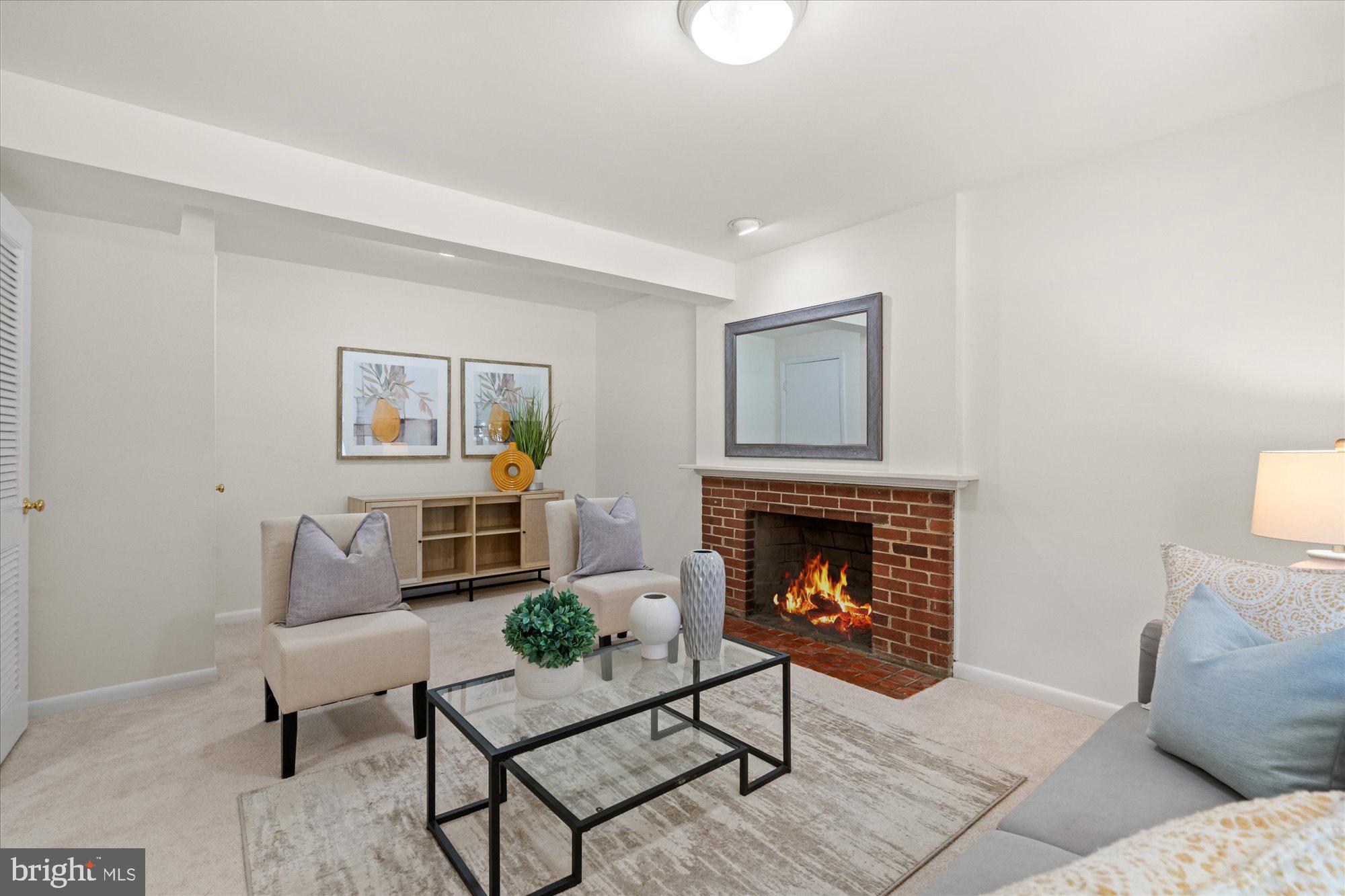 2317 Ross Road Silver Spring, MD 20910 - Photo 5 of 28 Family room with fireplace/bedroom #4