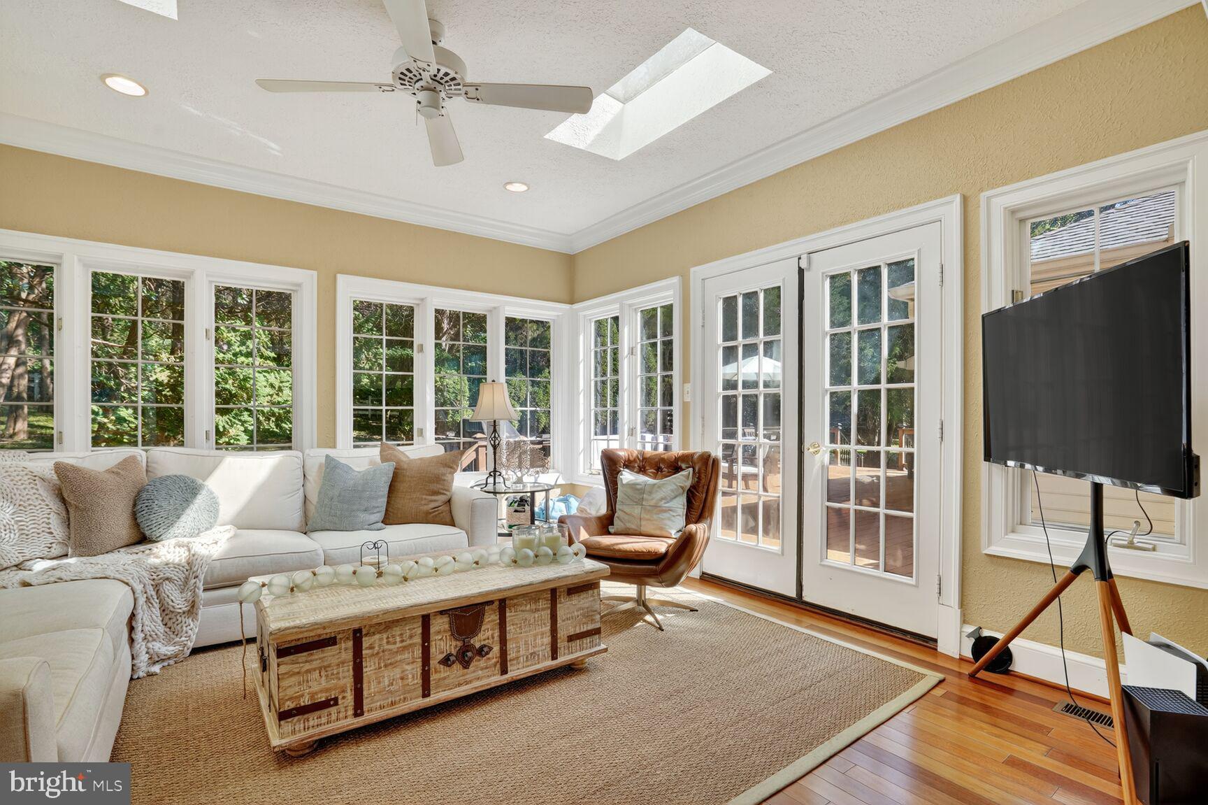6705 Cedar View Court Clifton, VA 20124 - Photo 22 of 72 a living room with furniture and a flat screen tv