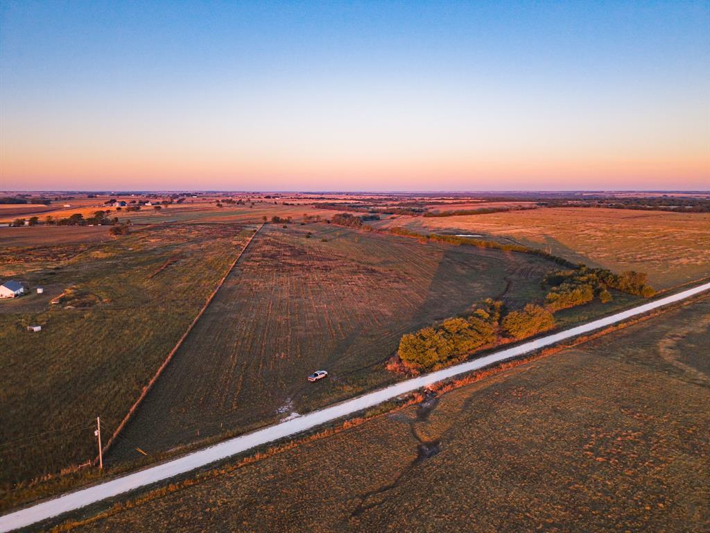 an aerial view of beach and city